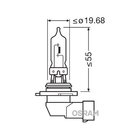 Ampoule (Phare longue portée) OSRAM