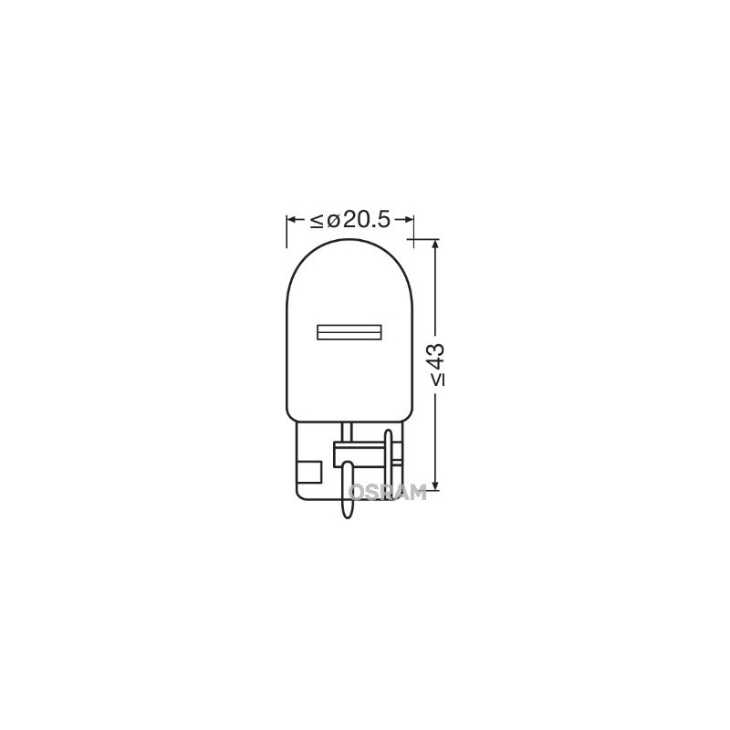 Ampoule (feu arrière / feu clignotant) OSRAM