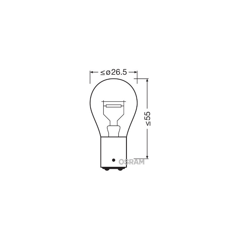 Ampoule (feu stop/feu arrière) OSRAM