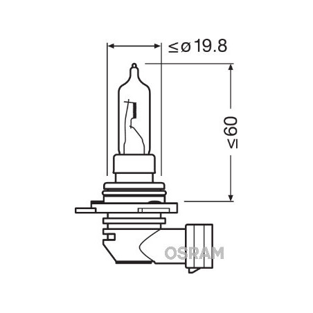 Ampoule (Phare longue portée) OSRAM