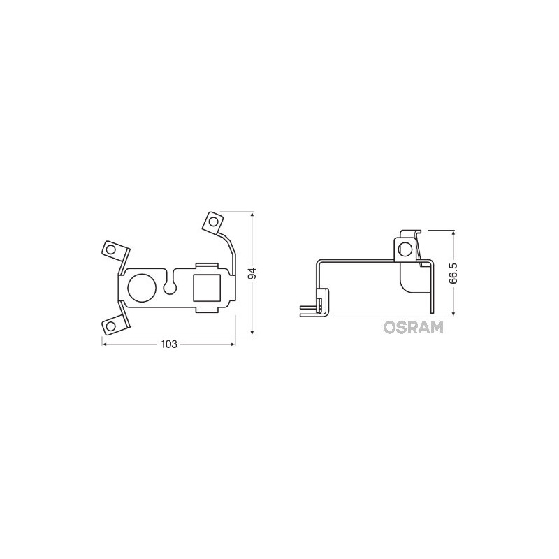 Cuvelage (Phare antibrouillard) OSRAM