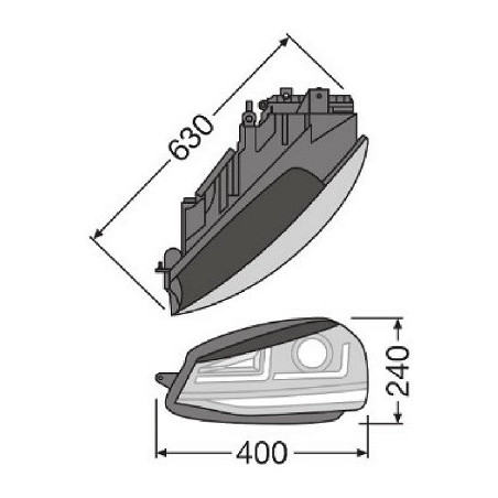 Bloc-optique (projecteurs...