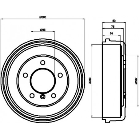 Tambour de frein MINTEX