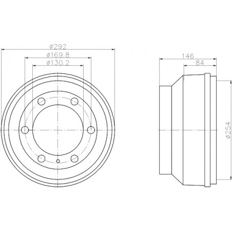 Tambour de frein MINTEX