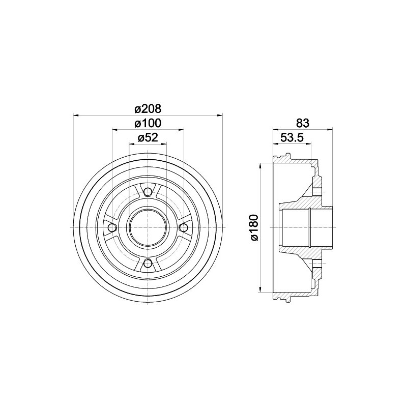 Tambour de frein MINTEX