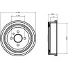 Tambour de frein MINTEX