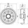 Tambour de frein MINTEX