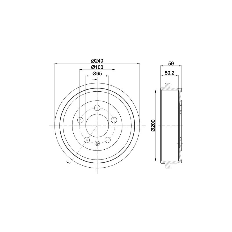 Tambour de frein MINTEX