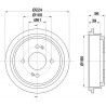 Tambour de frein MINTEX