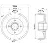 Tambour de frein MINTEX