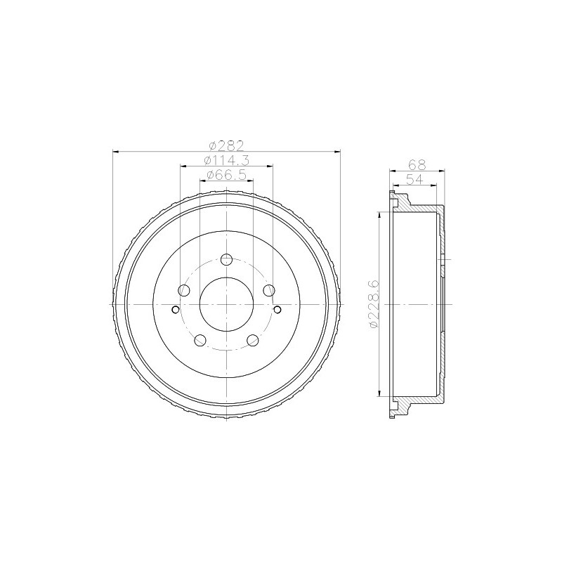 Tambour de frein MINTEX