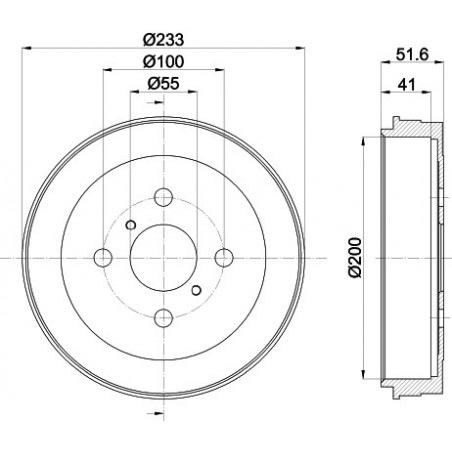 Tambour de frein MINTEX