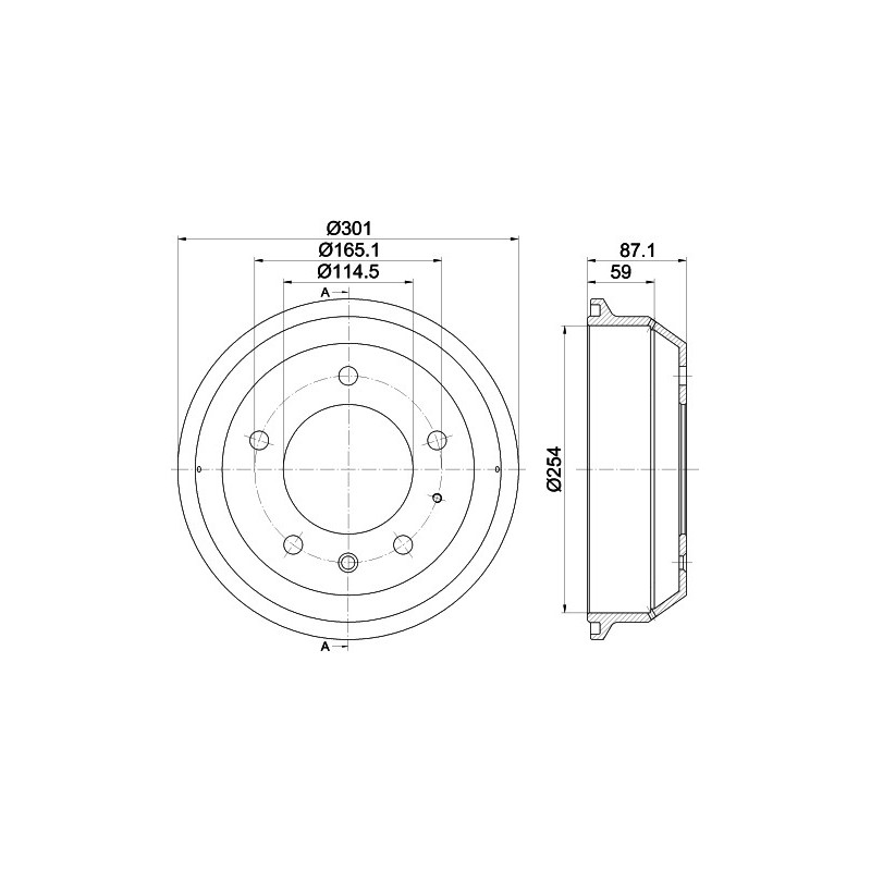 Tambour de frein MINTEX