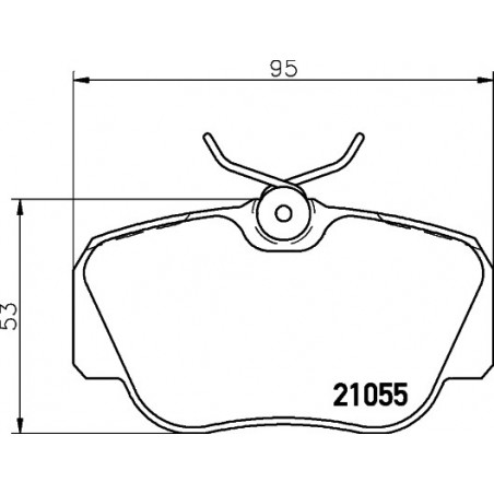 Jeu de quatre plaquettes de...