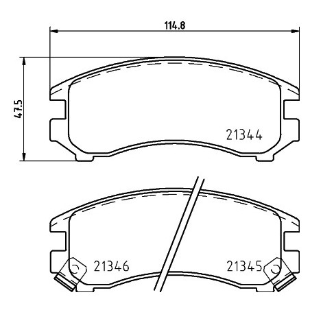 Jeu de quatre plaquettes de...