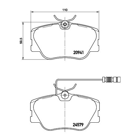 Jeu de quatre plaquettes de...