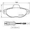 Jeu de quatre plaquettes de frein à disque MINTEX