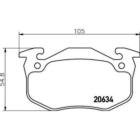 Jeu de quatre plaquettes de...