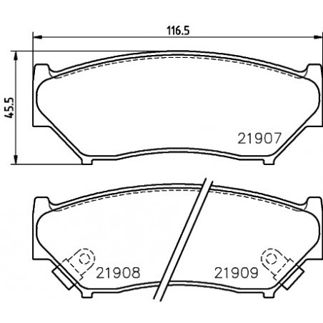 Jeu de quatre plaquettes de...