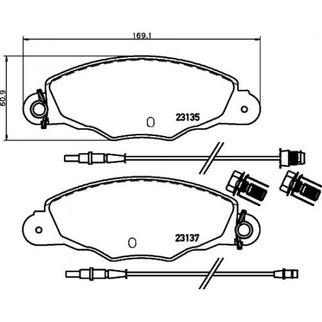 Jeu de quatre plaquettes de...