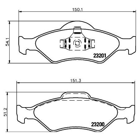 Jeu de quatre plaquettes de...
