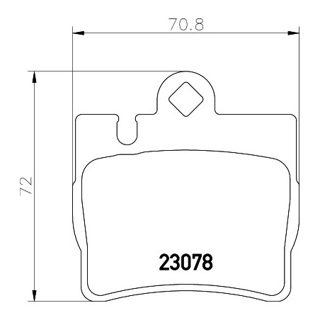 Jeu de quatre plaquettes de...