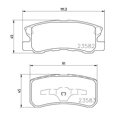 Jeu de quatre plaquettes de...