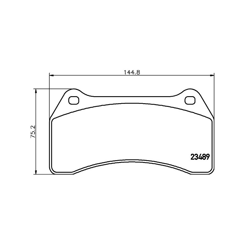 Jeu de quatre plaquettes de frein à disque MINTEX