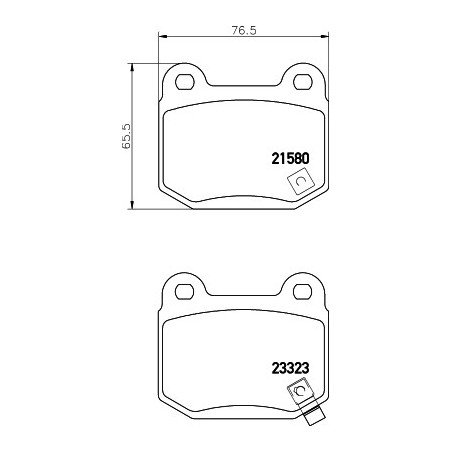 Jeu de quatre plaquettes de...