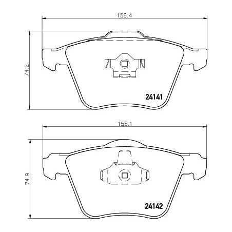 Jeu de quatre plaquettes de...