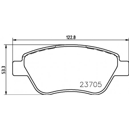 Jeu de quatre plaquettes de...