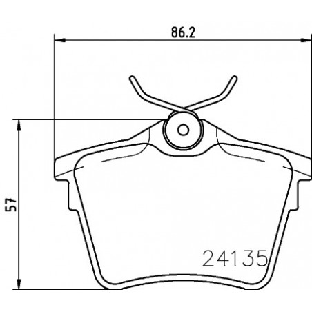 Jeu de quatre plaquettes de...