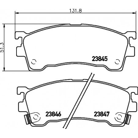 Jeu de quatre plaquettes de...