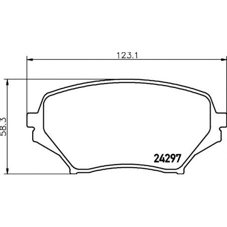 Jeu de quatre plaquettes de...
