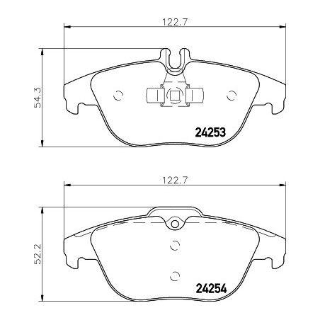 Jeu de quatre plaquettes de...