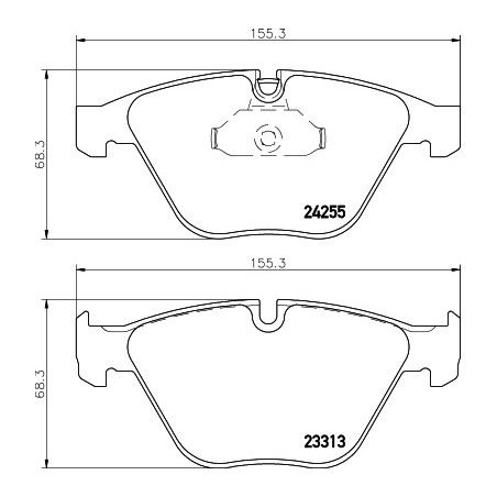 Jeu de quatre plaquettes de...