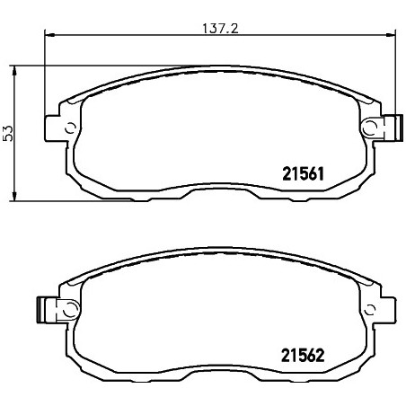 Jeu de quatre plaquettes de...