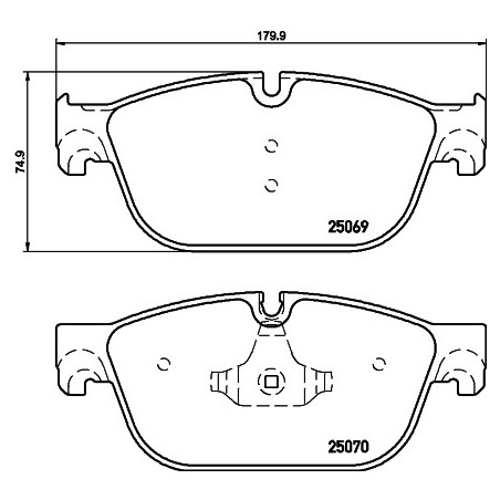 Jeu de quatre plaquettes de...