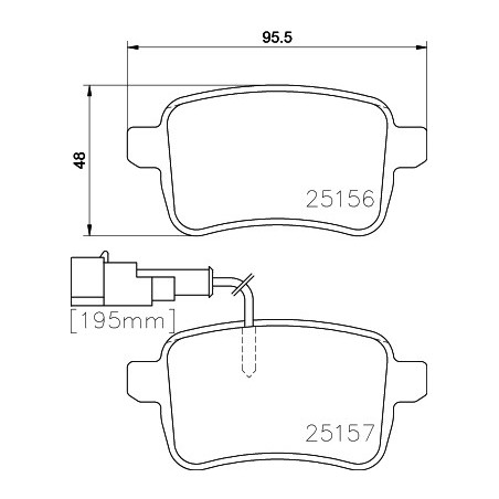Jeu de quatre plaquettes de...