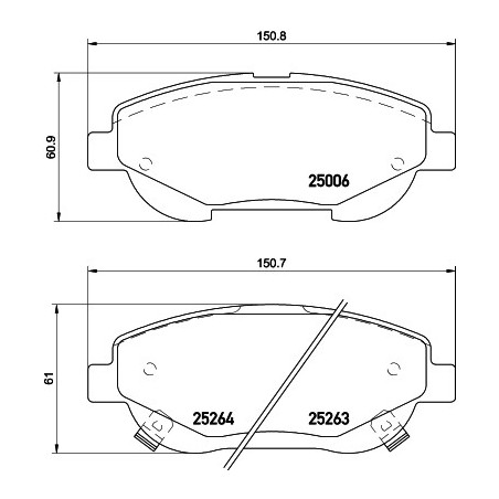 Jeu de quatre plaquettes de...