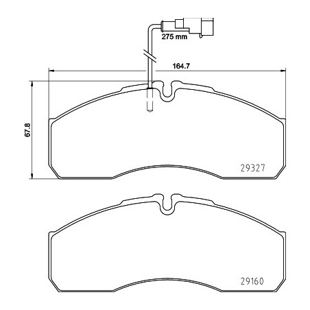 Jeu de quatre plaquettes de...