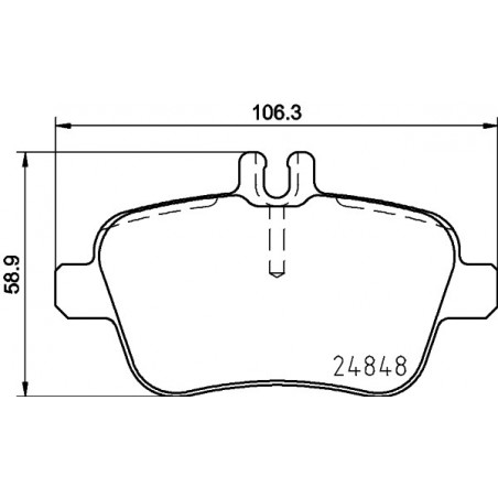 Jeu de quatre plaquettes de...