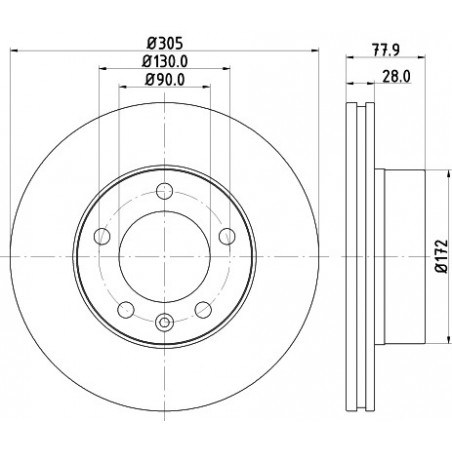 Disque de frein à l'unité...