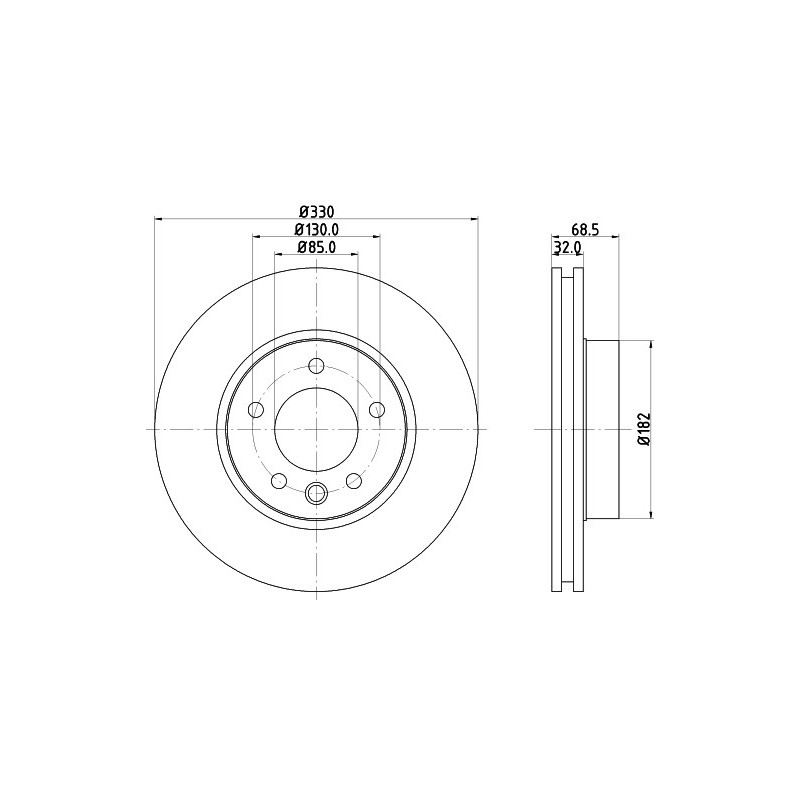Disque de frein à l'unité MINTEX