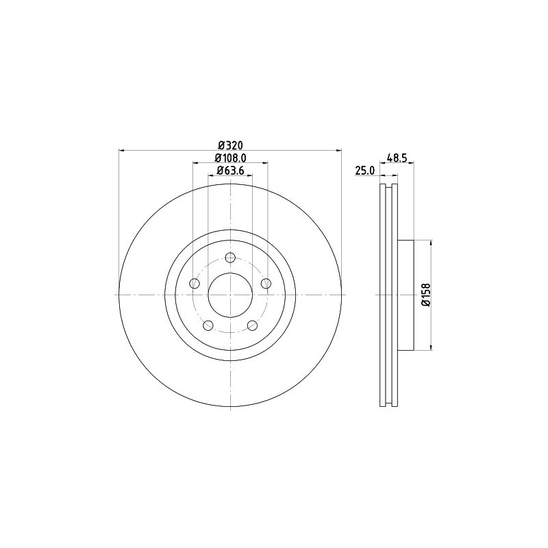 Disque de frein à l'unité MINTEX