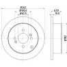 Jeu de 2 disques de frein MINTEX