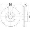 Disque de frein à l'unité MINTEX