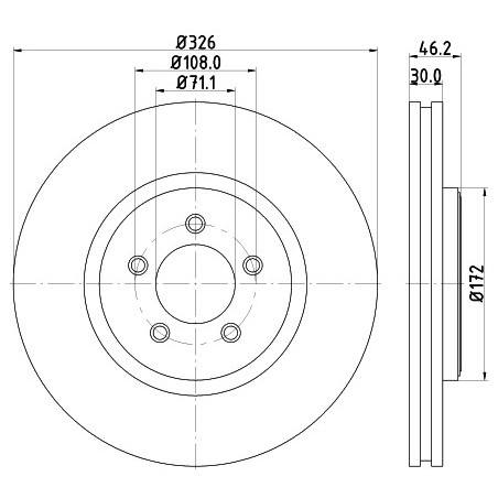 Disque de frein à l'unité...