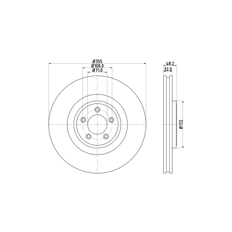 Disque de frein à l'unité MINTEX