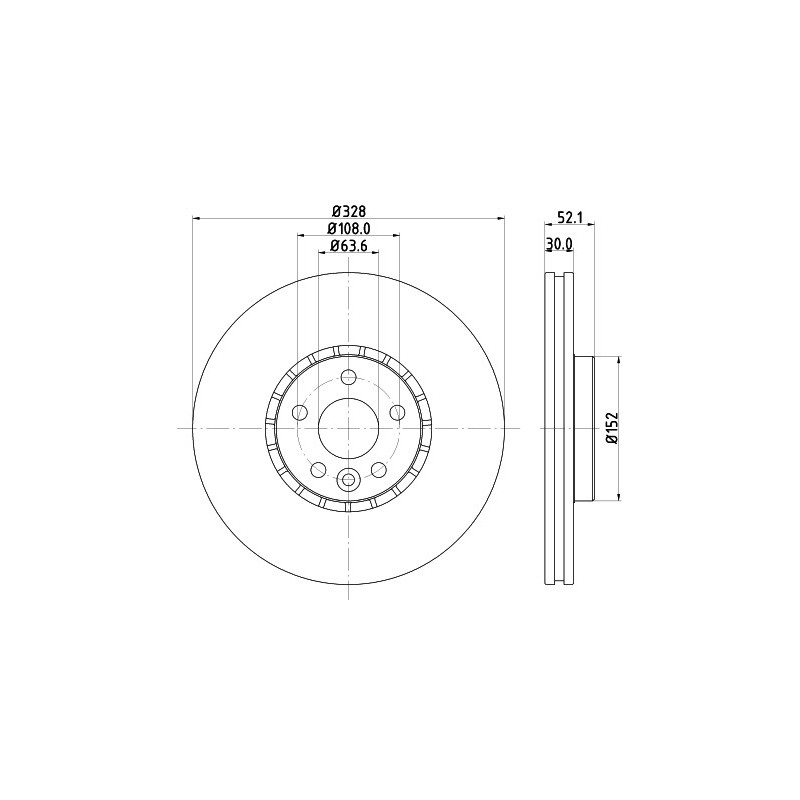 Disque de frein à l'unité MINTEX